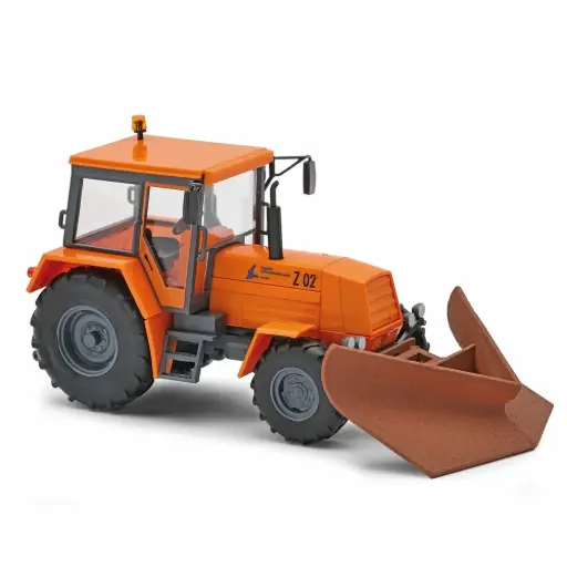 [BU50425] Tracteur Fortschritt ZT 323 A, aéroport de Berlin avec chasse-neige - Busch 50425 - HO 1/87