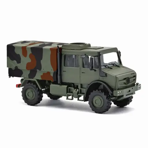 [BU51087] Mercedes-Benz Unimog U5023 double cabine, militaire - Busch 51087 - HO 1/87