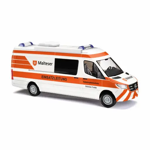 [BU52640] Mercedes-Benz Sprinter, gestion des opérations Malteser - Busch 52640 - HO 1/87