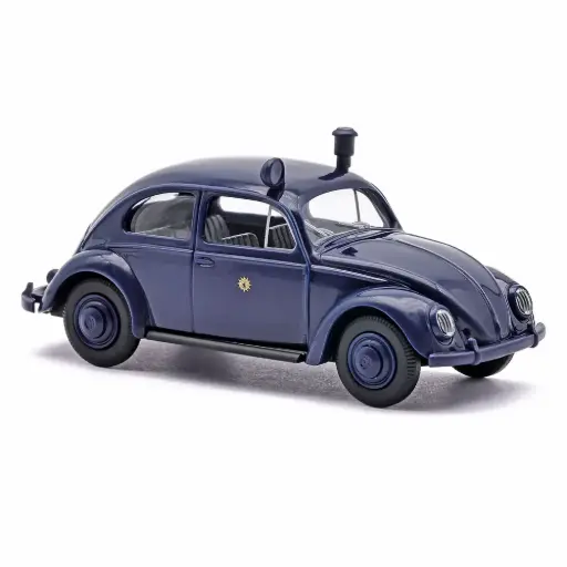 [BU52916] Coccinelle Volkswagen avec lunette arrière divisée, police de Berlin - Busch 52916 - HO 1/87