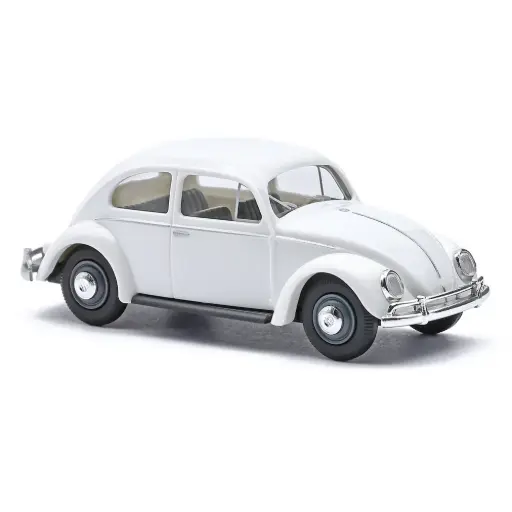 [BU52956] Coccinelle VW à vitres ovales, blanche - Busch 52956 - HO 1/87