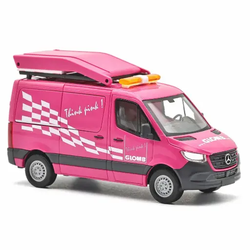 [BU53471] Mercedes-Benz Sprinter à empattement court et toit plat, Glomb - Busch 53471 - HO 1/87