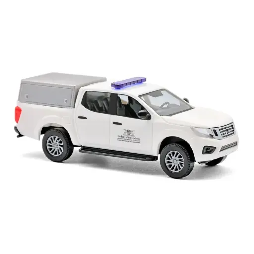 [BU53737] Nissan Navara D231 avec toit rigide, déminage du Bade-Wurtemberg - Busch 53737 - HO 1/87