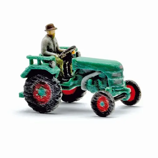 [BU87500] Tracteur Kramer avec agriculteur - Busch 87500 - TT 1/120