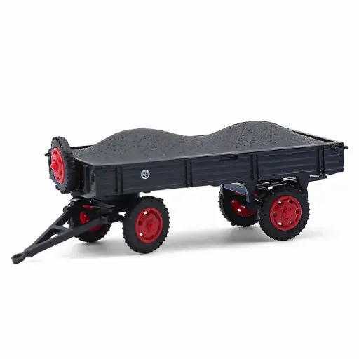 [BU210010211] Remorque T4 Famulus chargée de charbon - Busch 210010211 - HO 1/87