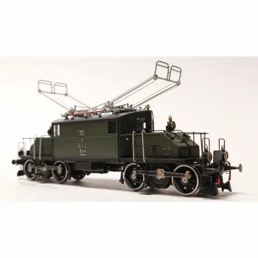 [FU2284] Locomotive électrique triphasée suisse Fc 2x2/2 (Ce 4/4) n°4, vert, 1929, châssis long - Fulgurex 2284 - HO 1/87 - BTB - Ep II - Digital sound - 2R
