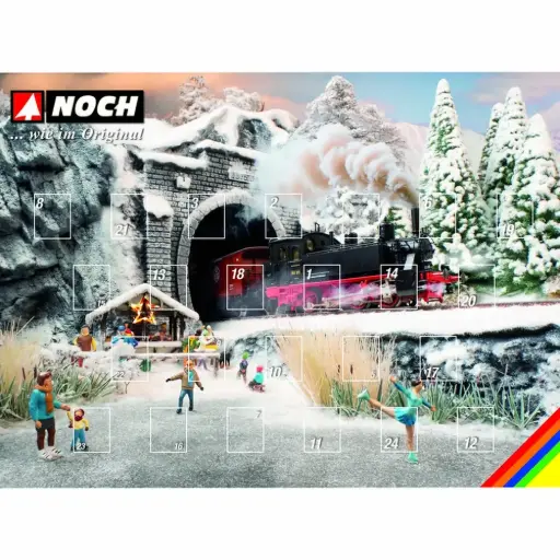 [NO45999] Calendrier de l'Avent figurines - Noch 45999 - TT 1/120