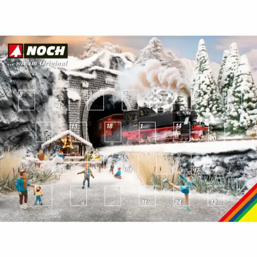 [NO36999] Calendrier de l'Avent avec figurines - Noch 36999 - N 1/160