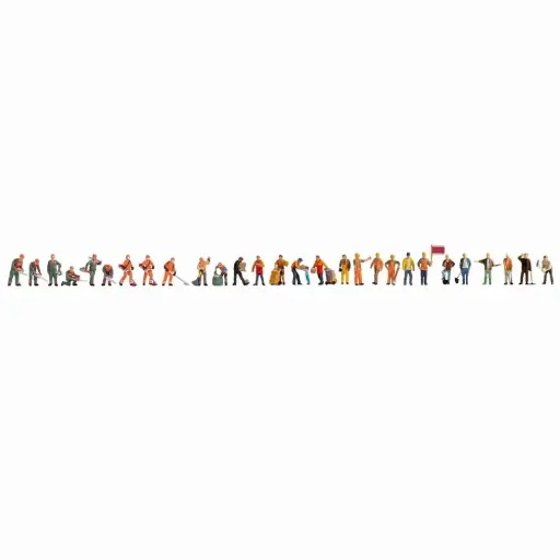 [NO16052] Coffret figurines « Au Travail » - Noch 16052 - HO 1/87