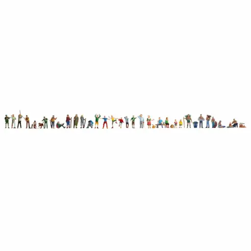 [NO16055] Coffret figurines « À la Montagne » - Noch 16055 - HO 1/87