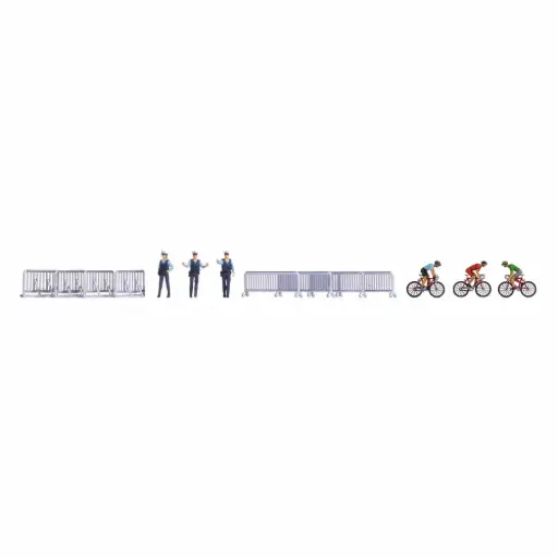 [NO16290] Figurines « Courses cyclistes » - Noch 16290 - HO 1/87