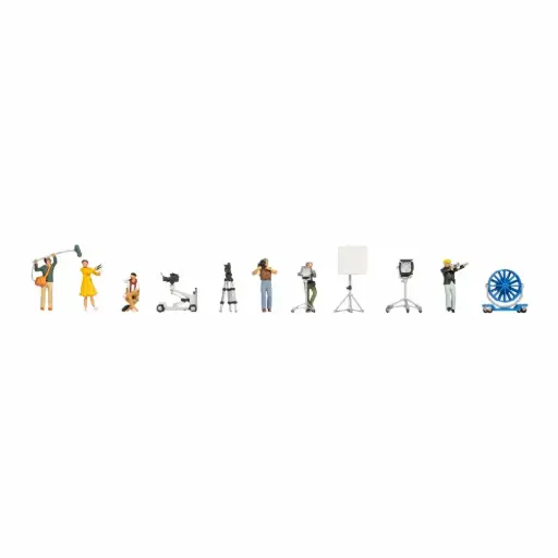 [NO16293] Figurines « Décor de film » - Noch 16293 - HO 1/87