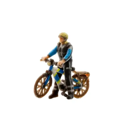 [NO10610] Agent de police à vélo - Noch 10610 - HO 1/87