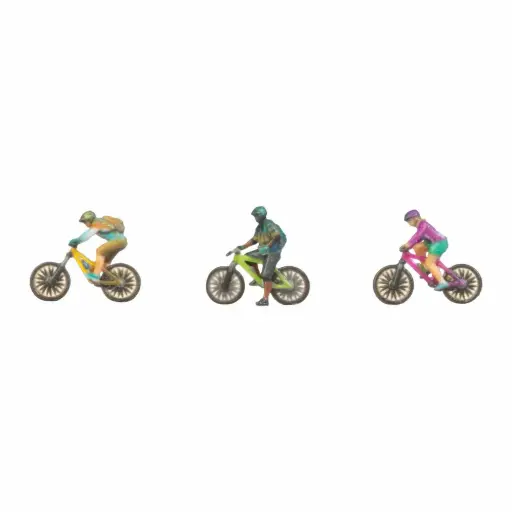 [NO44834] 3 vététistes - Noch 44834 - Z 1/220