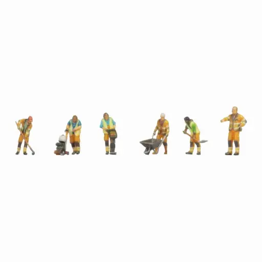 [NO35040] 6 travailleurs routiers - Noch 35040 - N 1/160