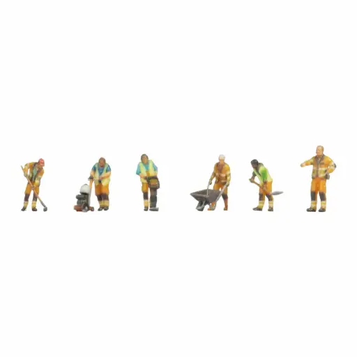 [NO44040] 6 travailleurs routiers - Noch 44040 - Z 1/220