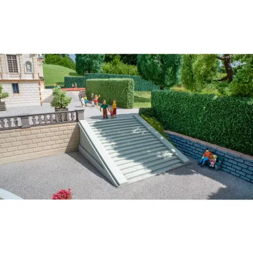 [NO58316] Escalier extérieur droit - Noch 58316 - HO 1/87