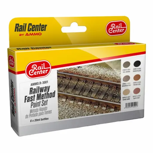 [AM4603001] Ensemble de peinture acrylique pour voies - Ammo 4603001