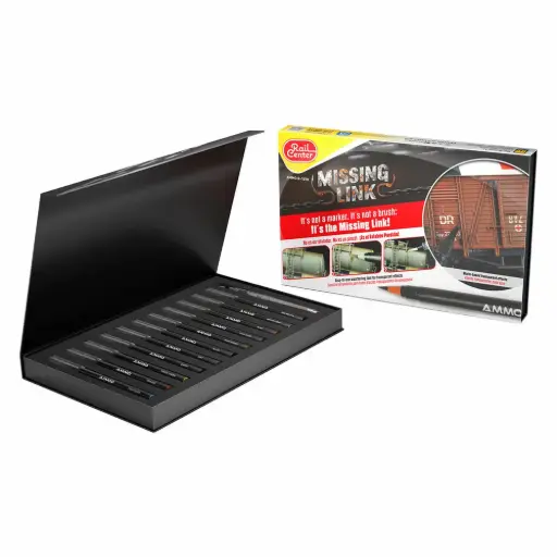 [AM4601070] Coffret pinceaux marqueurs vieillissant "Missing Link" - Ammo 4601070