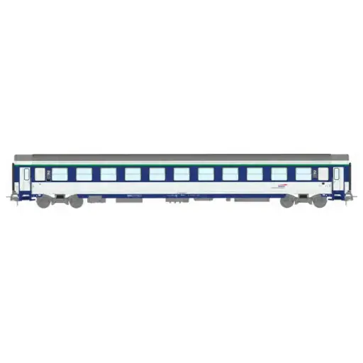 [REJM043] Voiture couchettes Corail VU B10c10x logo casquette - Ree Modèles JM043 - HO 1/87 - SNCF - Ep V-VI - 2R