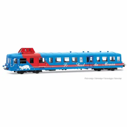 [HJ2624] Autorail diesel X 3876 "Le Furet du Morvan" - Jouef HJ2624 - HO 1/87 - CFTA - Ep V-VI - Analogique - 2R