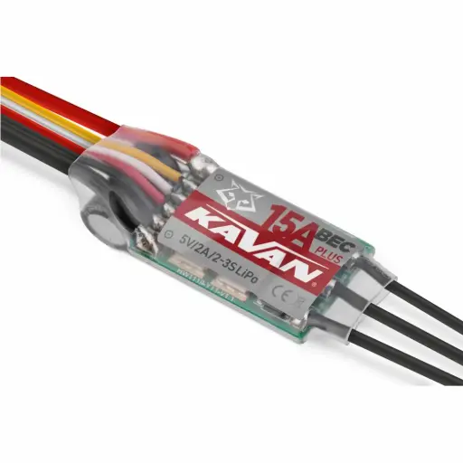 [KAV32.42020] Contrôleur électronique de vitesse (ESC) brushless KAVAN R-15B Plus BEC 15A - Kavan 32.42020