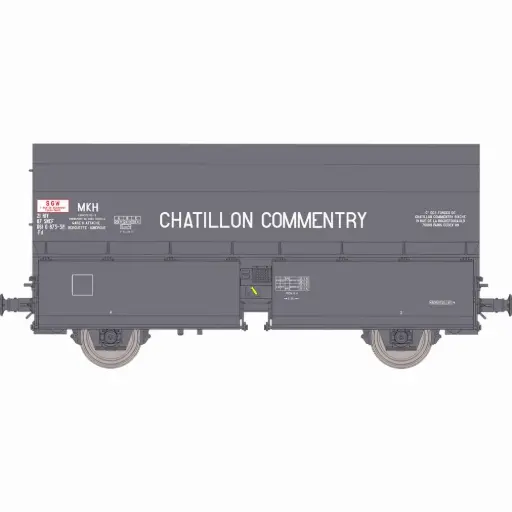 [REWB978] Wagon coke STEMI 56 “CHATILLON COMMENTRY” - Ree Modèles WB978 - HO 1/87 - SNCF - Ep IV-V - 2R