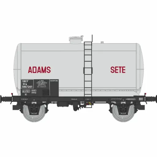 [REWB987] Wagon citerne Fauvet-Girel ADAMS-SETE - Ree Modèles WB987 - HO 1/87 - SNCF - Ep III - 2R