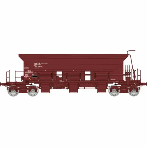 [REWB1018] Wagon trémie à ballast T1 Uas du 5ème Génie de Versailles - Ree Modèles WB1018 - HO 1/87 - SNCF - Ep IV - 2R