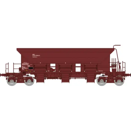 [REWB1019] Wagon trémie à ballast T1 Uas du 5ème Génie de Versailles - Ree Modèles WB1019 - HO 1/87 - SNCF - Ep IV - 2R