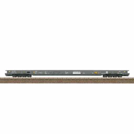 [TR24440] Wagon à plancher surbaissé "Route roulante" - Trix 24440 - HO 1/87 - RAlpin AG - Ep VI - 2R