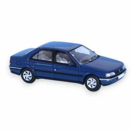 [SA6382] Peugeot 405 berline SRI phase 1, bleu d'Arabie, 1987 (PCX870747) - Sai 6382 - HO 1/87