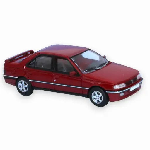 [SA6389] Peugeot 405 LE MANS, rouge lucifer, 1993 (PCX870744) - Sai 6389 - HO 1/87