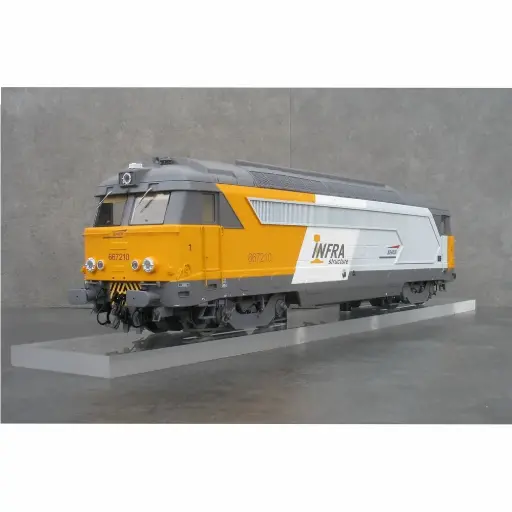 [CH670-05S] Locomotive diesel BB 67210, livrée Infra - Chrezo 670-05S - 0 1/43 - SNCF - Ep VI - Digital sound - 2R