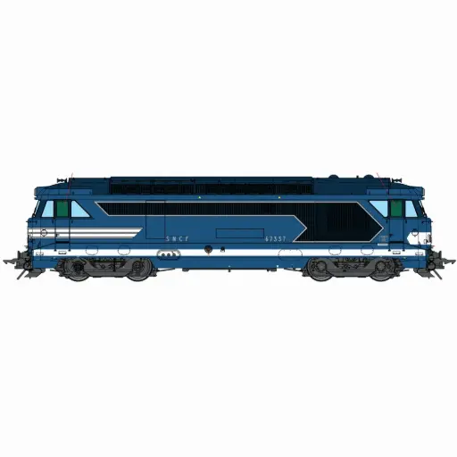 [CH670-04S] Locomotive diesel BB 67337, livrée bleu d’origine - Chrezo 670-04S - 0 1/43 - SNCF - Ep III-IV - Digital sound - 2R