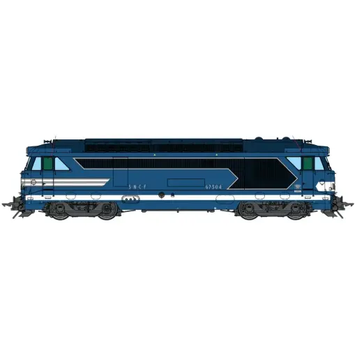 [CH670-03S] Locomotive diesel BB 67304, livrée bleu d’origine - Chrezo 670-03S - 0 1/43 - SNCF - Ep III-IV - Digital sound - 2R
