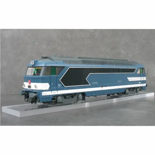 [CH670-01S] Locomotive diesel BB 67092, livrée bleu d’origine - Chrezo 670-01S - 0 1/43 - SNCF - Ep III-IV - Digital sound - 2R