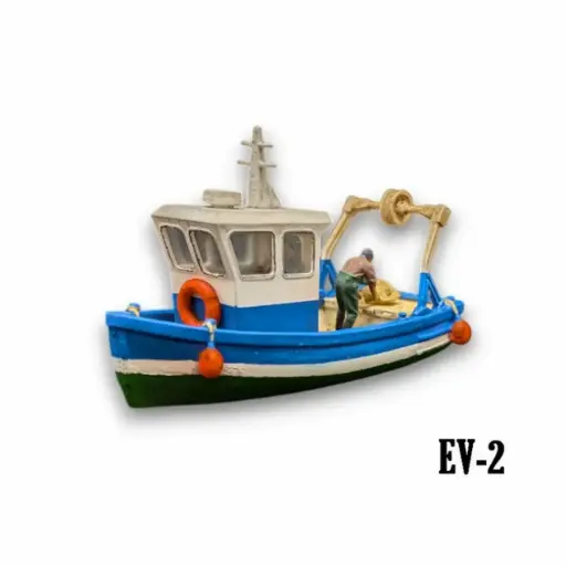 [MAEV-2] Bateau de pêche impression 3D en kit pour système Magnorail - Magnorail EV-2 - HO 1/87