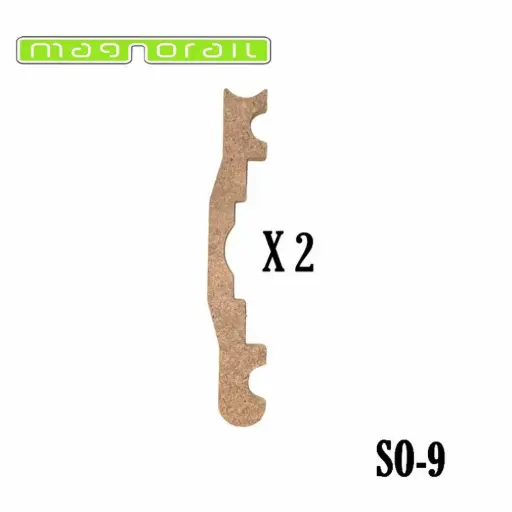 [MASO-9] Habillage de voie pour module moteur - Magnorail MASO-9 - HO 1/87