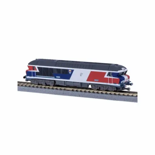 [AZL02-BLBA] Locomotive CC72030 tricolore "bicentenaire" - Azar Models L02-BLBA - Z 1/220 - SNCF - Ep IV - Analogique - 2R