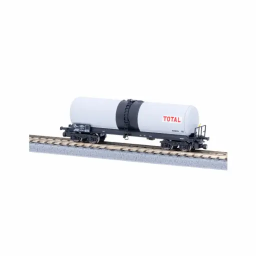[AZW05-TO2] Wagon citerne longue ANF, TOTAL Simotra gris/noir - Azar Models W05-TO2 - Z 1/220 - SNCF - Ep IV - 2R