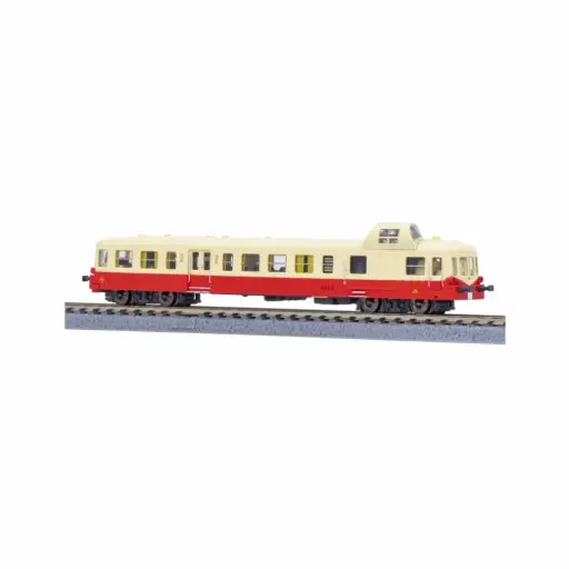 [AZA02-01A] Autorail X3800 Picasso, X3864 crème/rouge - Azar Models A02-01A - Z 1/220 - SNCF - Ep III-IV - Analogique - 2R