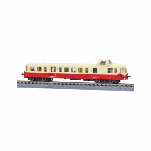 [AZA02-01D] Autorail X3800 Picasso, X3864 crème/rouge - Azar Models A02-01D - Z 1/220 - SNCF - Ep III-IV - Digital - 2R