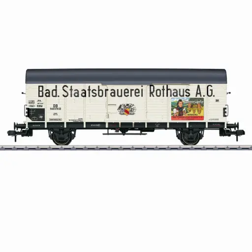 [MA58837] Wagon marchandises couvert GL 11 "Tannenzäpfle" (célèbre bière de la haute Forêt Noire) - Märklin 58837 - I 1/32 - Ep III - 3R