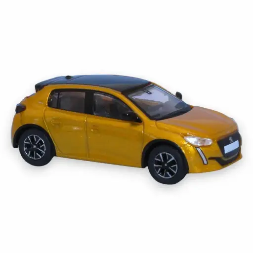 [SA6643] Peugeot 208 II, phase 1, jaune Faro métallisé, 2019 (PCX870592) - Sai 6643 - HO 1/87