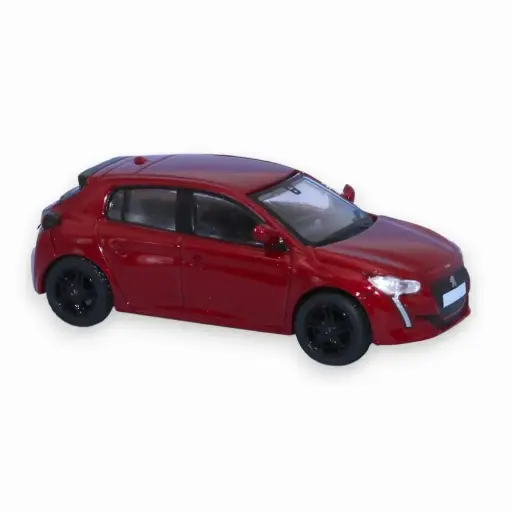 [SA6644] Peugeot 208 II, phase 1, rouge Elixir métallisé, 2019 (PCX870594) - Sai 6644 - HO 1/87