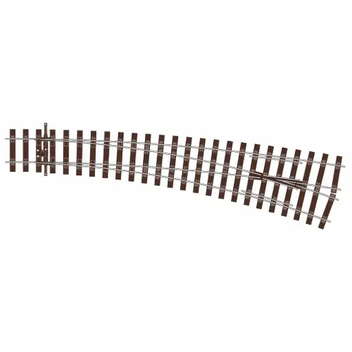 [PESLU1186] Aiguillage à droite courbe Streamline 258 mm code 75 Bullhead RH Unifrog - Peco SLU1186 - OO 1/76 - 2R