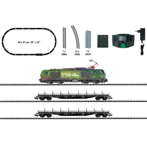 [TR11171] Coffret de départ « train de marchandises » - Minitrix 11171 - N 1/160 - Privée - Ep VI - Digital sound - 2R