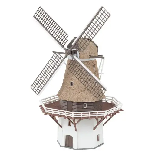 [FA232136] Moulin à vent avec socle en plâtre - Faller 232136 - N 1/160