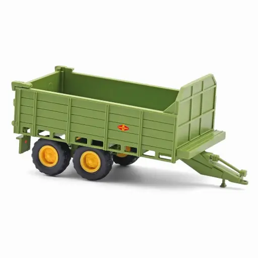[BU53807] Remorque Fortschritt T 088 avec rabat, verte - Busch 53807 - HO 1/87